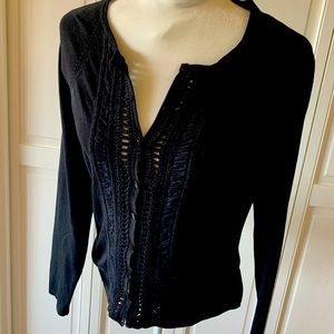 Tahari by Arthur Levine Silk Blend Cardigan - size Medium